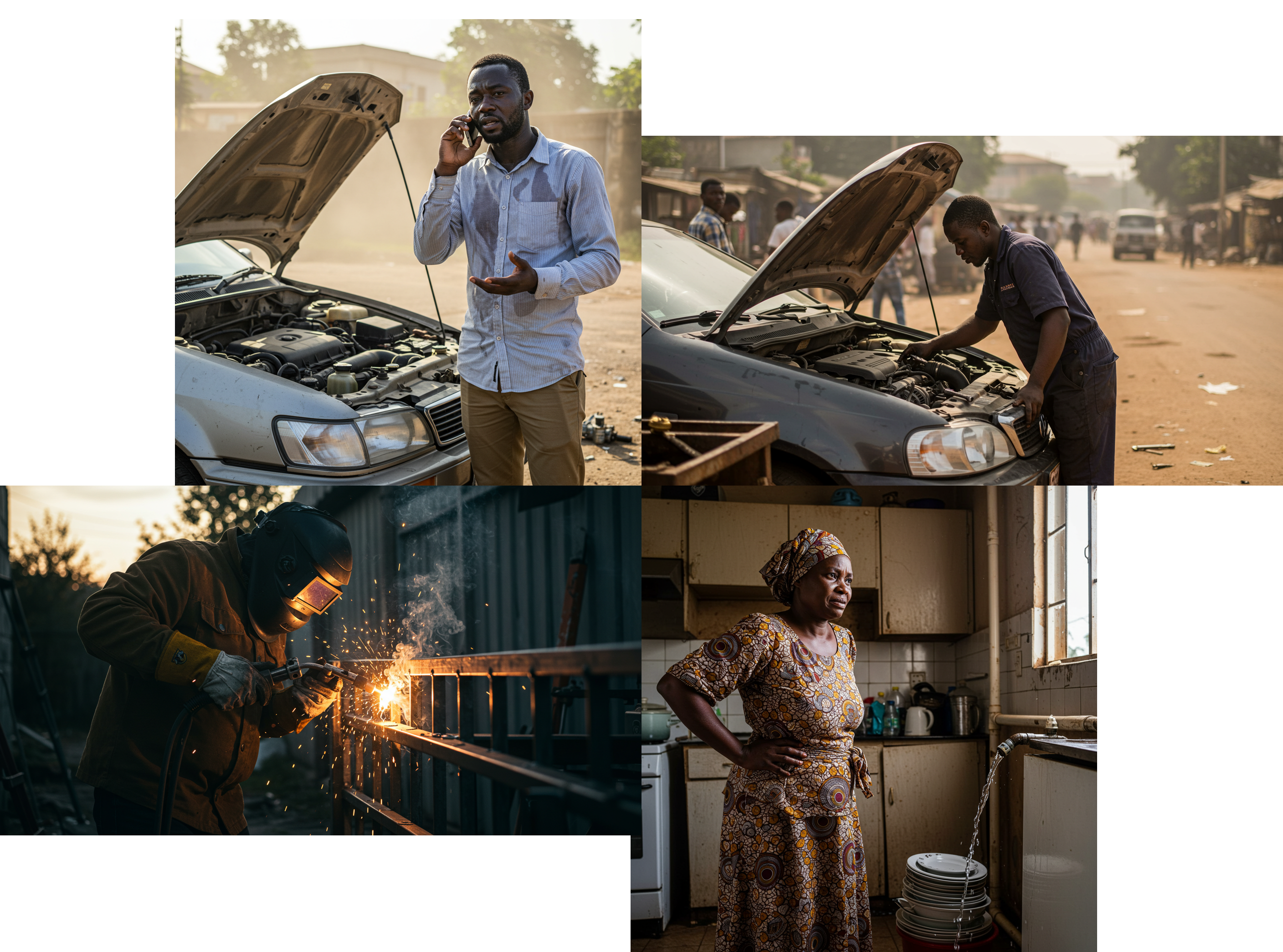 Car mechanic providing artisan services in Nigeria”